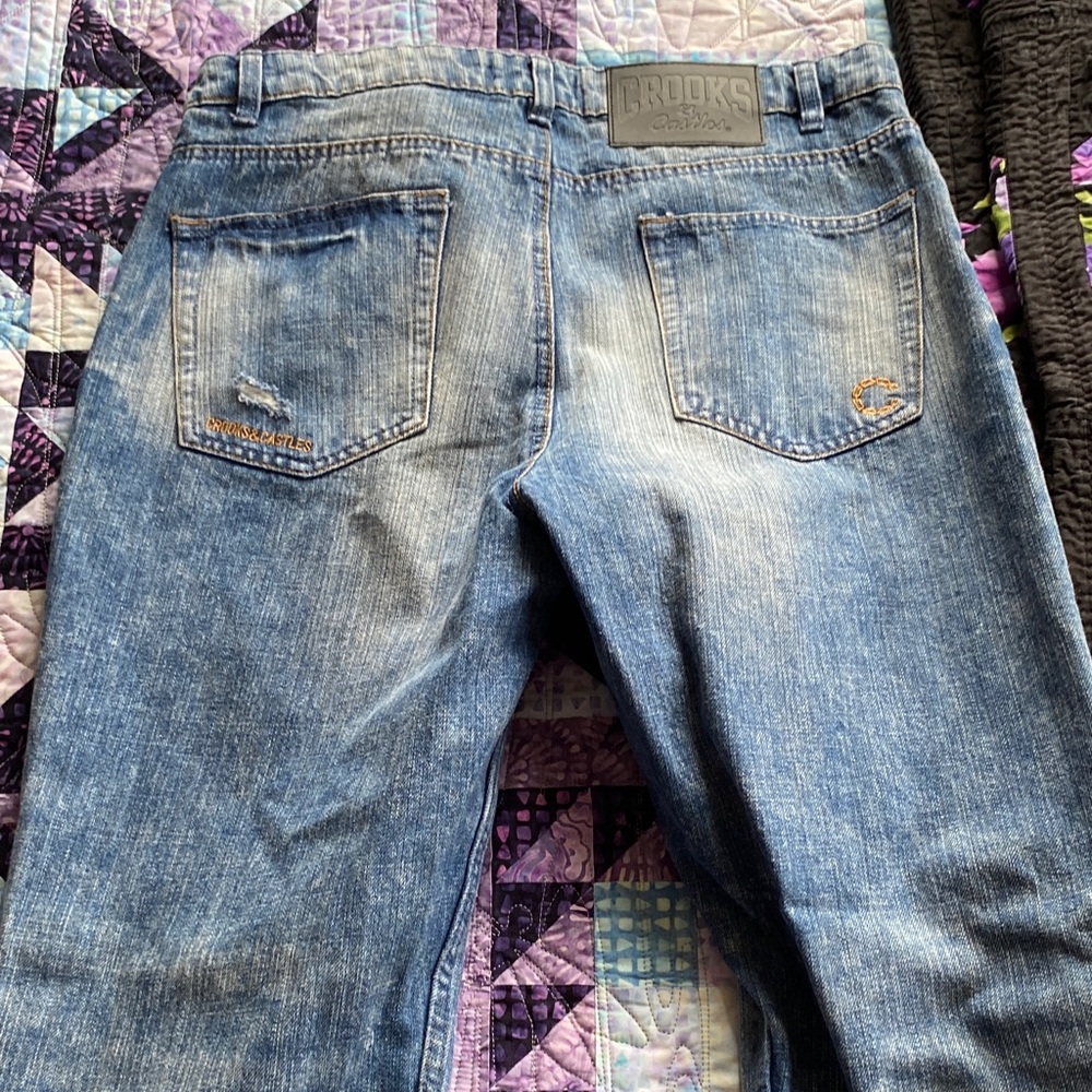 Brooks Men's Light Blue Relaxed Jeans